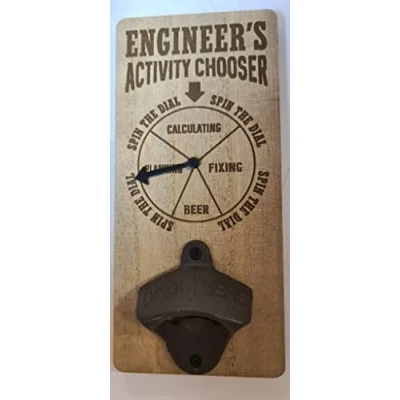 Image of H&amp;H Personalised Chore Chooser Bottle Opener Engineer