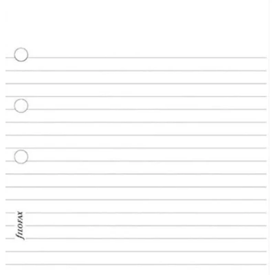 Image of Filofax Papers Ruled Notepaper, white Personal Size FF 133015
