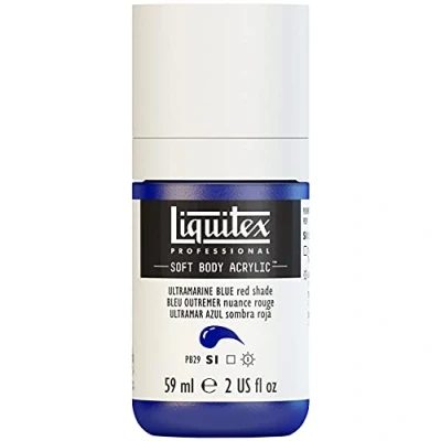 Image of Liquitex Acrylic Paint, Ultramarine Blue (red), 59 ml (Pack of 1)