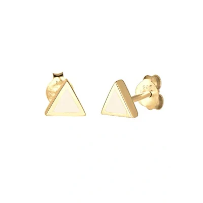 Image of Elli Women&#039;s 925 Silver Xilion Cut Stud Earrings