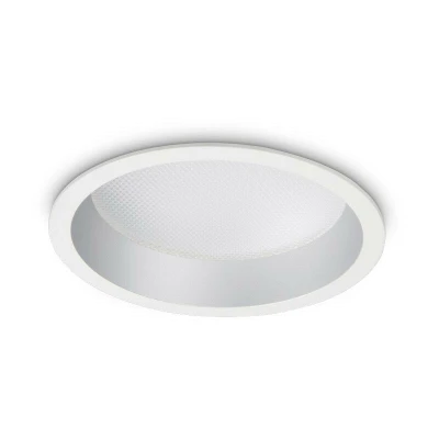 Image of Deep Integrated LED Indoor 20W Recessed Downlight Lamp White 3000K