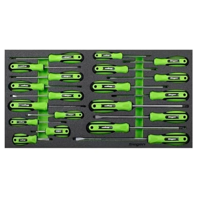 Image of Siegen by Sealey 20pc Screwdriver Set with Tool Tray S01276