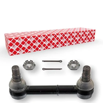 Image of 3112282 Anti roll bar link FEBI BILSTEIN 40877 Rear Axle Left, Right 220mm M24 x 1,5 with crown nut
