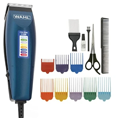 Image of Wahl Colour Pro Corded Clipper, Hair Clippers for Men, Head Shaver, Men&#039;s Clippers, Coded Clipper Guides, Corded, Family at Home Haircutting