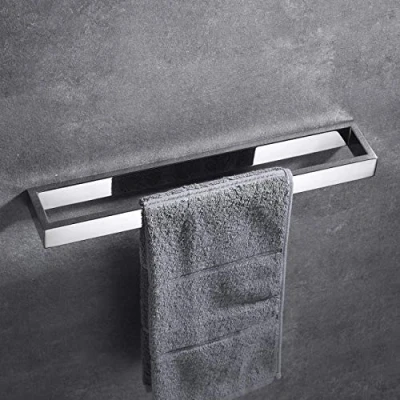 Image of Celbon 40cm Wall Mounted Bathroom Towel Bar Holder Chrome Surface SUS Stainless Steel Rail for …