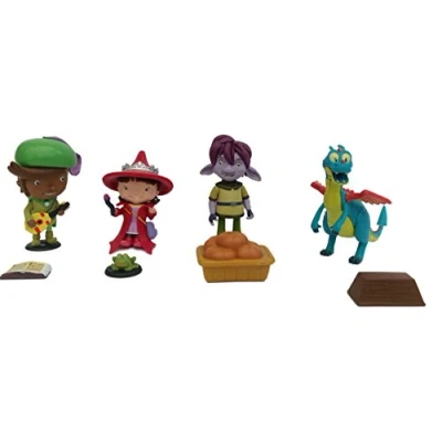 Image of Character Options Mike The Knight 4 Figure Pack EVIE, FERNANDO, SQUIRT, TROLLEE With Acccessories