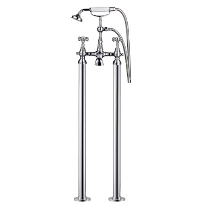 Image of Edwin Freestanding Bath Shower Mixer Tap Chrome