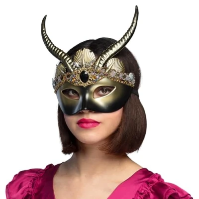 Image of Boland Voodoo Mask Skull Accessory for Fancy Dress Carnival Theme Party Halloween