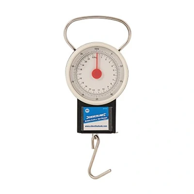 Image of Silverline 251024 Hanging Scales &amp; Tape Measure 22kg (48½lbs)