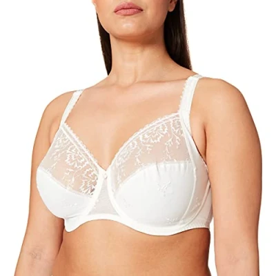 Image of Chantelle Women&#039;s, EVERY CURVE, Very covering underwired bra, Women&#039;s lingerie, Milk, 34B