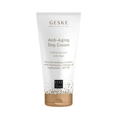 Image of GESKE Anti Aging Day Cream SPF 20 Moisturizing with hyaluron Wrinkle Skin Vegan Without animal testing Complements SmartAppGuided™ Devices