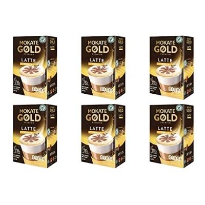 Image of Mokate Gold Premium Latte Vanilla Flavour in Powder *6x10x sachets*