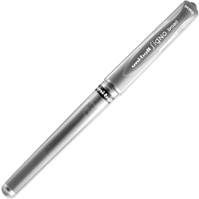 Image of uni Ball 146811 &quot;Signo Um 153&quot; Gel Pen Silver