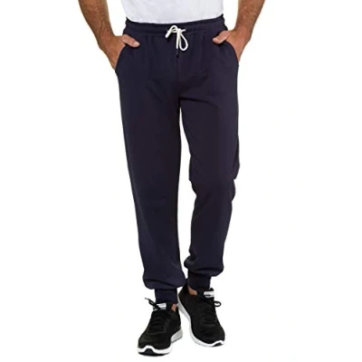Image of JP 1880 Menswear Big &amp; Tall Plus Size L 8XL Sweatpants, Basic, Jogging Pants, Elasticated Waistband, 2 Pockets, Modern fit Dark Navy 5XT 714277730