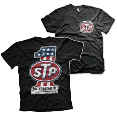 Image of STP Officially Licensed American No. 1 Mens T Shirt (Black), XX Large