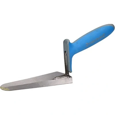 Image of 180 x 80mm Gauging Trowel Soft Grip Handle Brick Laying Paving Roofing Cement
