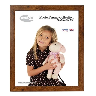 Image of Inov8 Framing British Made Photo Frame Value Wood Grain 12x10