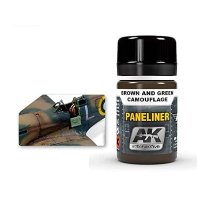 Image of AK AIR Weathering AK2071 Paneliner for Brown and Green Camouflage (35ml)