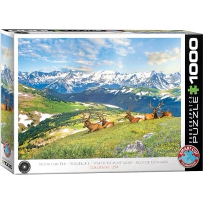Image of Eurographics EG60005705 Mountain Elks Puzzle, Various, 48 x 68 cm
