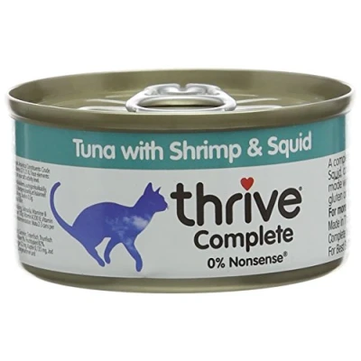 Image of Thrive Cat Food Complete Tuna with Shrimp and Squid, Pack of 6