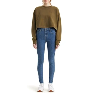 Image of Levi&#039;s Women&#039;s 720 High Rise Super Skinny Jeans, Medium Indigo Stonewash, 24W / 30L