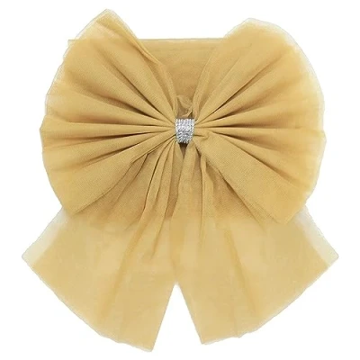 Image of Delux Luxury Beige Full Door Bow Christmas Bows Decoration Kit Ribbon Wrap