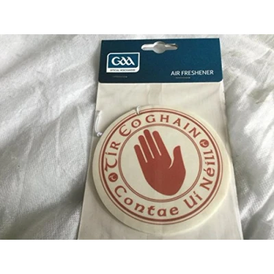 Image of TYRONE Official GAA IRELAND County round crest air freshener very rare limited stock