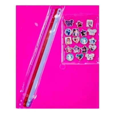 Image of Frozen II Kids 3 Bracelets &amp; 18 Charms Bracelet Set