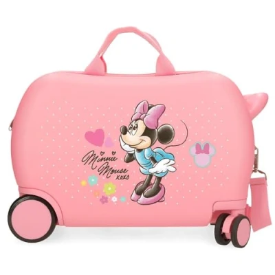 Image of Disney Joumma Minnie Imagine Children&#039;s Suitcase Pink 45 x 31 20 cm Hard ABS 24.6L 1.8 kg 2 Wheels Hand Luggage, Pink,