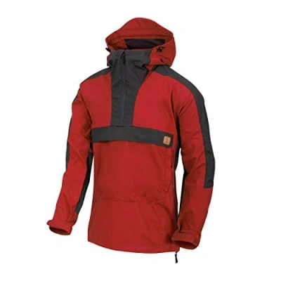 Image of Helikon Tex Woodsman Anorak Jacket® Black/Taiga Green