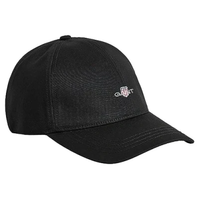 Image of GANT Unisex Shield Cap, Size: L/XL, Black