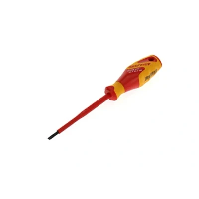 Image of GEDORE VDE Screwdriver slotted, 1000 V insulated, Electric, Length 185 mm, Tool, 2170 4, Steel