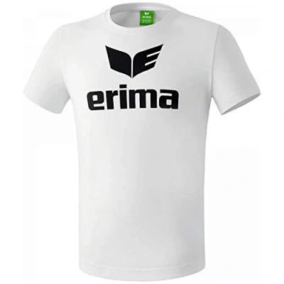 Image of Erima Men&#039;s Casual Basics Promo T shirt White, 2 X Large arge