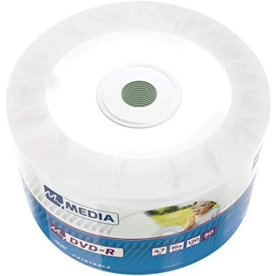 Image of MyMedia DVD R 4.7GB with 16x Burning Speed and printable surface, wrap of 50 pieces