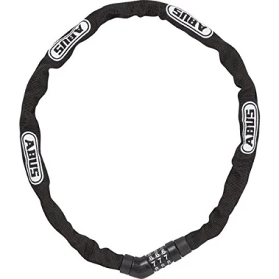 Image of ABUS steel O chain 4804C lock Combination made of special security level 3 75 cm Black