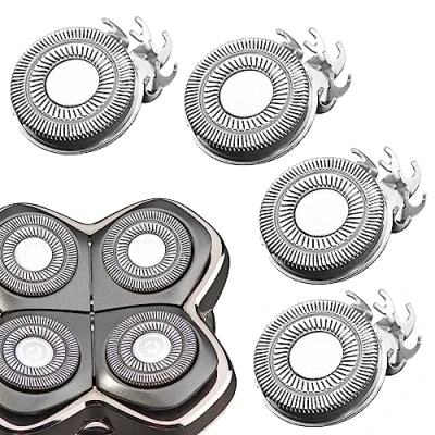 Image of VRMETA 4 PCS Shaver Head Replacement Blades for Pitbull Carver PRO Electric Razor head**G