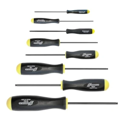Image of BONDHUS, BSX8S BALLDRIVER HEX Set 0.050&quot; 5/32&quot;, 10632