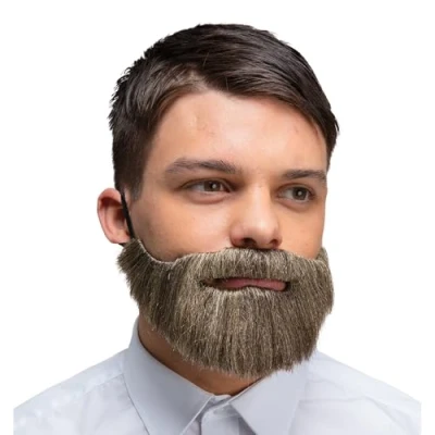 Image of Wicked Costumes Deluxe Realistic Beard Grey