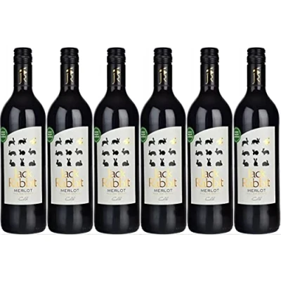 Image of Jack Rabbit Merlot 75cl (Pack of 6 x 75cl)