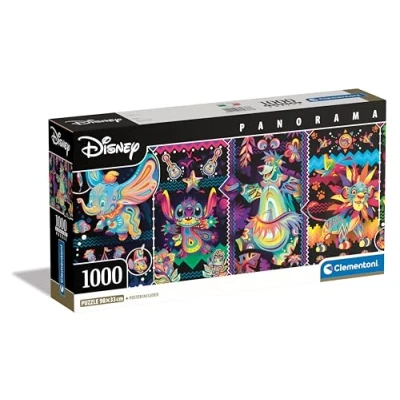 Image of Clementoni Jigsaw Puzzle Disney Joys 1000 Pieces Poster Included, For Adults 14 99 Years, Gift Men/Women, Disney, Made In Italy, 39876