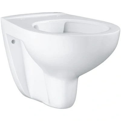 Image of GROHE BAU 39427000 Wall Mounted Washdown Toilet Rimless 3/6 L for Flush Cistern Round Alpine White