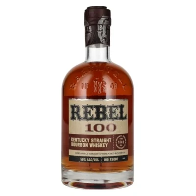 Image of Rebel 100 Kentucky Straight Bourbon Whiskey, 70 cl (1 bottle)