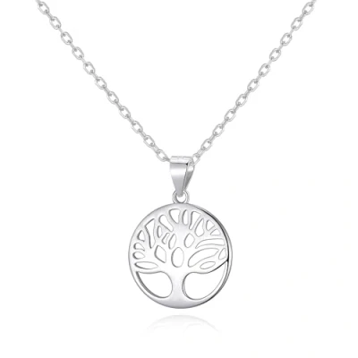 Image of Philip Jones Sterling Silver Tree of Life Necklace