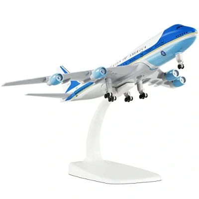 Image of Busyflies 1/300 Scale American Air Force One Boeing 747 Model Planes Alloy Diecast Airplanes