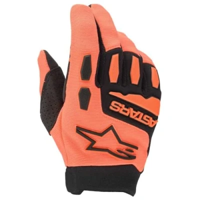Image of Alpinestars Full Bore Boys MX Glove Orange Black XXX Small