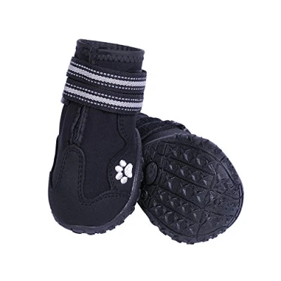 Image of Nobby Runners Dog Shoes Size XXL (8) Length 80 mm Width 71 Pack of 2 Black