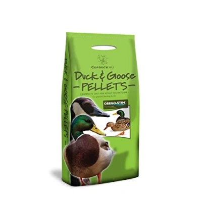 Image of Copdock Mill Duck &amp; Goose Pellets A Complete Diet for Adult Waterfowl Ideal Ground Feeding Supports Digestive Health Containing Natural Oregano Oil Non Floating (5kg)