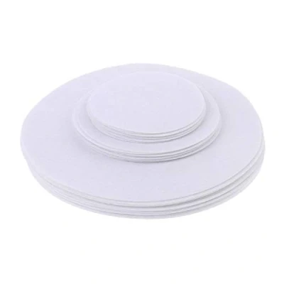 Image of Set of 48 Soft Felt Plate Dividers 3 Sizes Pan Separator Pads Cookware Bakeware