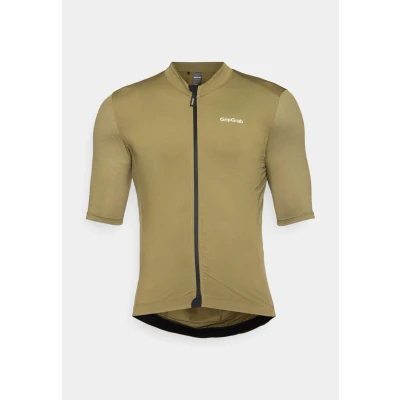 Image of Gripgrab RIDE Short Sleeve Cycling Jersey, Men&#039;s, Size: Medium, Olive green