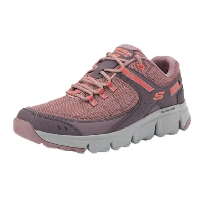 Image of Skechers Women&#039;s Summits at Artists Bluff Sneaker, Burgundy, 3 UK